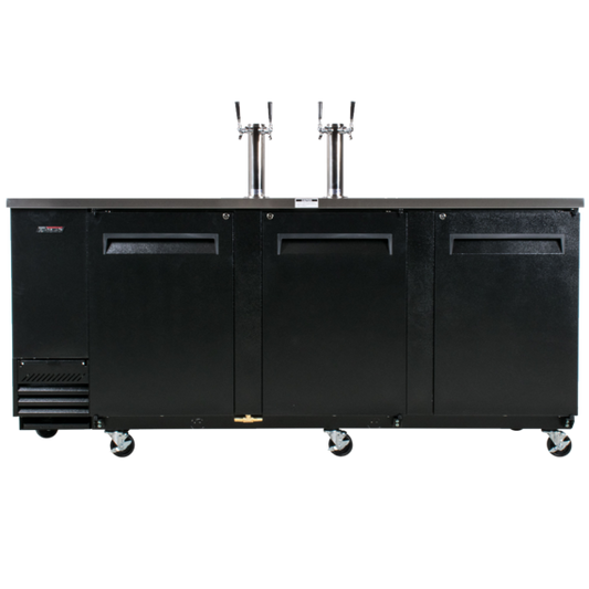 Turbo Air Tbd 4sb Black 90 Beer Dispenser 4 Kegs